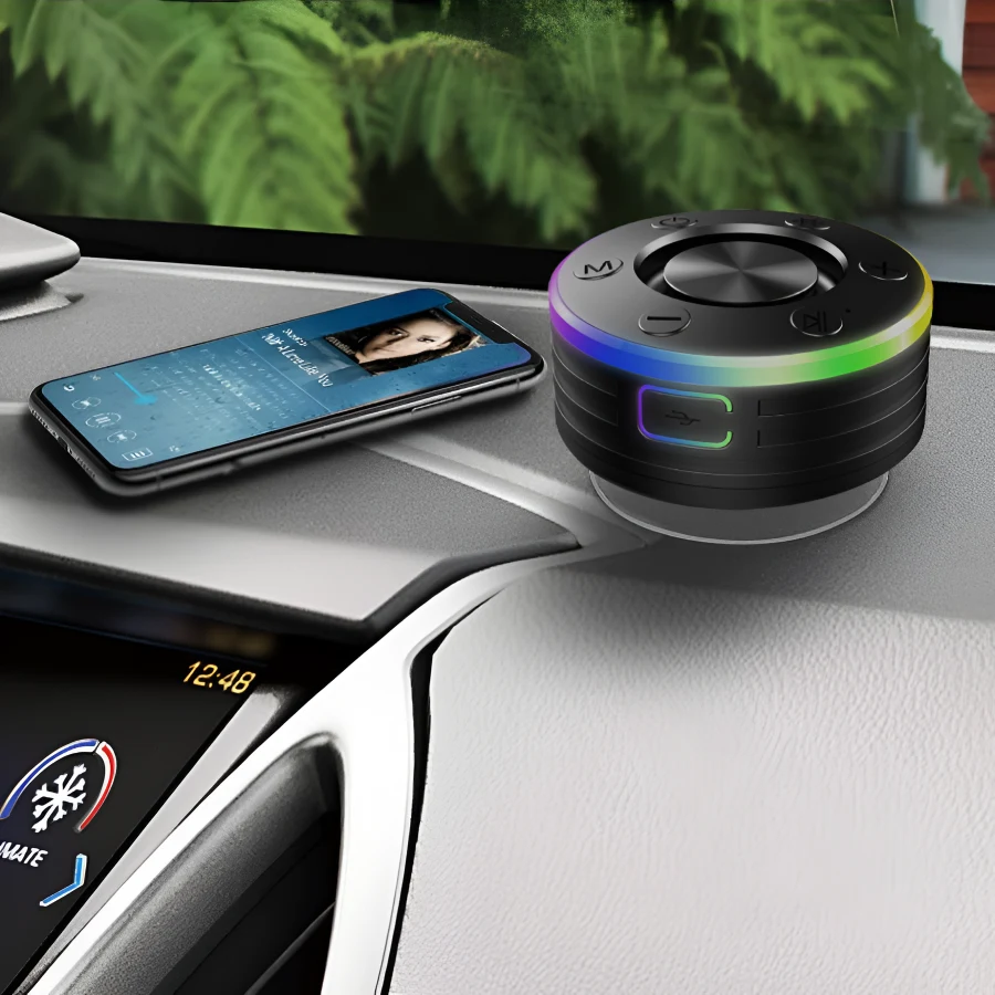 altavoz bluetooth ducha impermeable manos libres